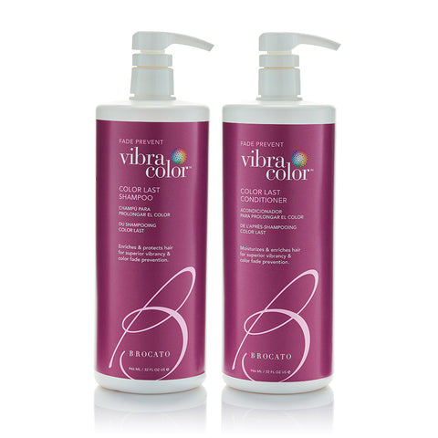 Vibracolor Color Last Shampoo & Conditioner Liter Duo