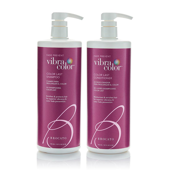 Vibracolor Color Last Shampoo & Conditioner Liter Duo
